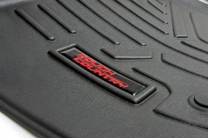 Chevrolet Silverado 2500 HD Floor Mats - Front - Rough Country - Over Hump - '14-'19